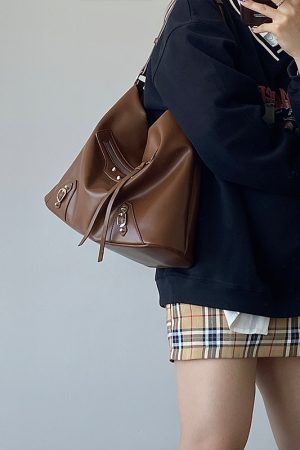 Women's Large Capacity Tote Bag - Spring/Summer 2025, Versatile Shoulder & Crossbody Design, Perfect for Everyday Use