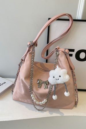 Womenâ€™s Large Capacity Tote Bag - Versatile Commuter Backpack for Spring/Summer Fashion - High-End Shoulder Bag