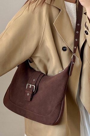 Women's Matte Retro Saddle Bag 2025 - Large Capacity Versatile Shoulder Crossbody Bag for Everyday and Travel