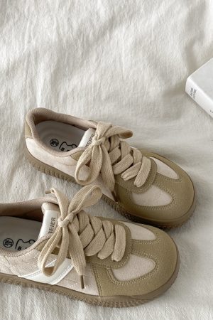 Women's Pink Platform Sneakers - Ugly Cute Big Head Design, Thick-Soled Casual Sports Shoes, 2025 Spring Style