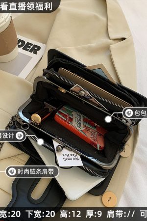 Women's Plaid Crossbody Bag - Trendy Versatile Shoulder Bag for Spring/Summer 2025, Fashionable Small Bag