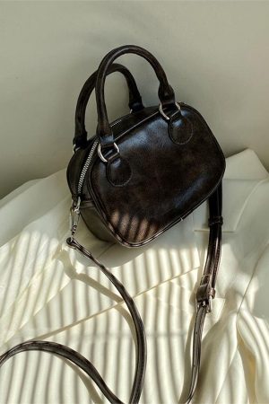 Women's Retro Casual Tote Bag - Spring/Summer 2025 Small Square Crossbody Shoulder Bag - Niche Design for 90s & Y2K Style