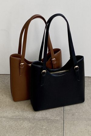 Women's Retro Large Capacity Tote Bag - Spring/Summer Commuting Shoulder Handbag - 2025 Niche Design