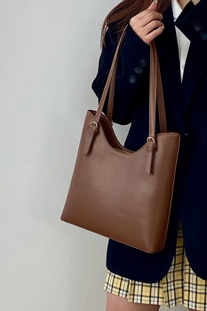 Women's Retro Large Capacity Tote Bag - Spring/Summer Commuting Shoulder Handbag - 2025 Niche Design