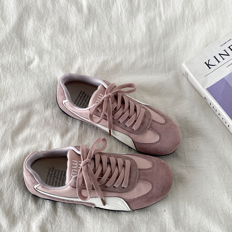 Women's Retro Lightweight Flat Casual De Xun Shoes - 2025 Spring Soft-Bottom Sports Little White Sneakers Women's Retro Lightweight Flat Casual De Xun Shoes - 2025 Spring Soft-Bottom Sports Little White Sneakers