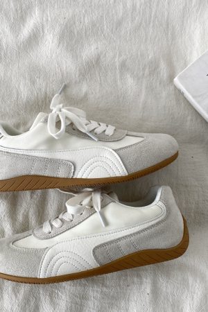 Women's Retro Lightweight Flat Casual De Xun Shoes - 2025 Spring Soft-Bottom Sports Little White Sneakers