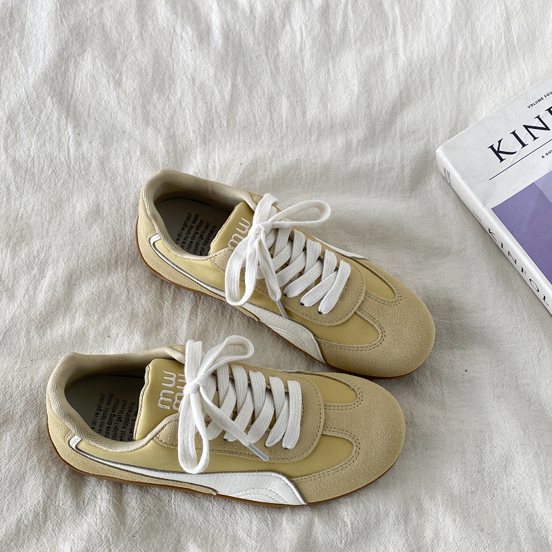 Women's Retro Lightweight Flat Casual De Xun Shoes - 2025 Spring Soft-Bottom Sports Little White Sneakers Women's Retro Lightweight Flat Casual De Xun Shoes - 2025 Spring Soft-Bottom Sports Little White Sneakers