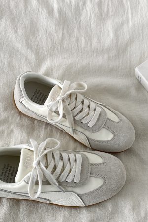 Women's Retro Lightweight Flat Casual De Xun Shoes - 2025 Spring Soft-Bottom Sports Little White Sneakers