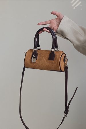 Women's Retro Lock Buckle Handbag - Spring Summer 2025 Shoulder Crossbody Small Bag - Niche Design Fashion Accessory