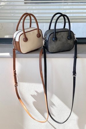 Women's Retro Minimalist Tote Bag - Spring Summer 2025 High-End Crossbody Shoulder Bag for Deer Child Style