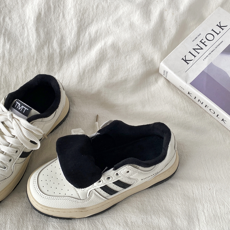 Women's Retro Thick-Soled White Sneakers - 2025 Spring Sports Casual Shoes, Versatile Design for Everyday Style Women's Retro Thick-Soled White Sneakers - 2025 Spring Sports Casual Shoes, Versatile Design for Everyday Style