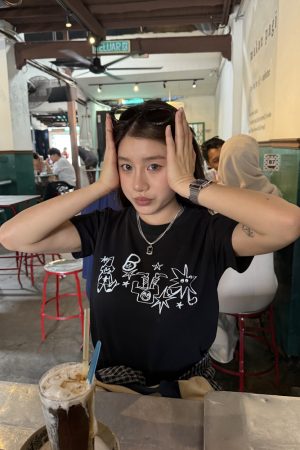 Women's Round Neck Printed Short Sleeve T-Shirt - Casual Loose Fit Summer Top, Versatile Style for Everyday Wear