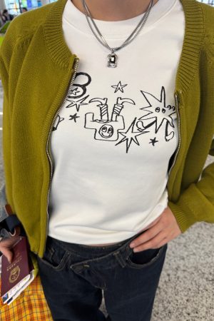 Women's Round Neck Printed Short Sleeve T-Shirt - Casual Loose Fit Summer Top, Versatile Style for Everyday Wear