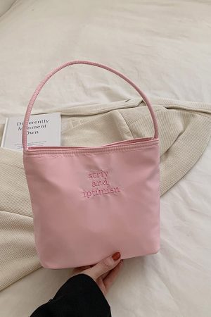 Women's Spring Summer Oxford Cloth Small Square Handbag - 2025 Fashion Versatile Underarm Bag for Fresh Style