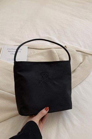 Women's Spring Summer Oxford Cloth Small Square Handbag - 2025 Fashion Versatile Underarm Bag for Fresh Style