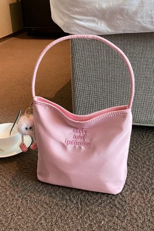 Women's Spring Summer Oxford Cloth Small Square Handbag - 2025 Fashion Versatile Underarm Bag for Fresh Style