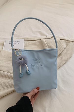 Women's Spring Summer Oxford Cloth Small Square Handbag - 2025 Fashion Versatile Underarm Bag for Fresh Style