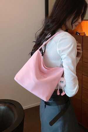 Women's Spring Summer Oxford Cloth Small Square Handbag - 2025 Fashion Versatile Underarm Bag for Fresh Style