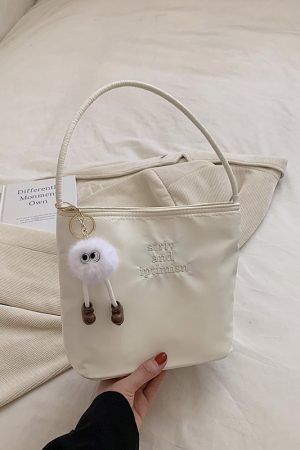 Women's Spring Summer Oxford Cloth Small Square Handbag - 2025 Fashion Versatile Underarm Bag for Fresh Style