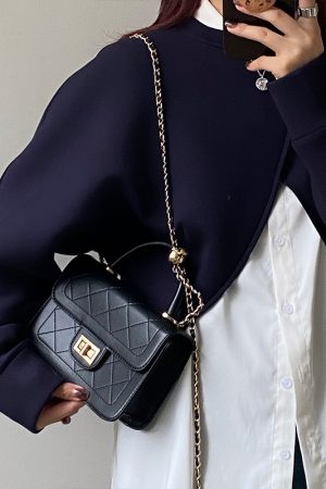 Women's Spring Summer Small Square Handbag - Chain Crossbody Bag for Deer Child Niche Design, Trendy and Stylish Accessory