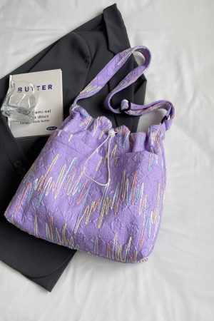 Women's Summer Canvas Tote Bag, Versatile Commuter Crossbody with Large Capacity, Casual Style for Students and Everyday Use