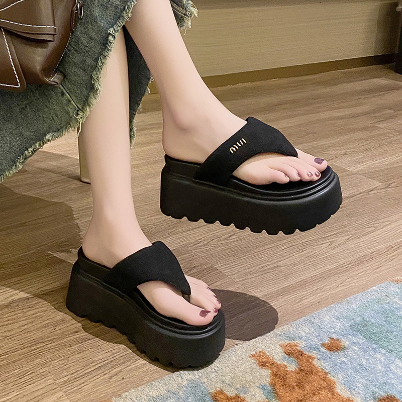 Women's Summer Height-Increasing Thick-Soled Flip-Flops - 2025 Cool Beach Slippers for Outdoor Wear Women's Summer Height-Increasing Thick-Soled Flip-Flops - 2025 Cool Beach Slippers for Outdoor Wear