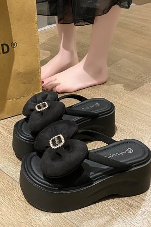 Women's Summer Platform Sandals - Thick-Soled, Elegant Height-Increasing Fairy Beach Shoes for Outdoor 2025 Style
