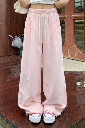 Women's Summer Wide-Leg Casual Pants - Versatile Thin Textured Milk Fiber Draped Design