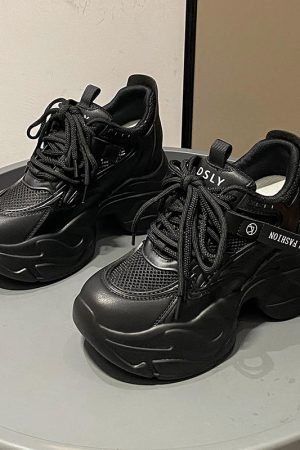 Women's Thick-Soled Dad Shoes, 9cm Platform, Breathable Spring 2023 Style, Trendy Small Size White Sneakers