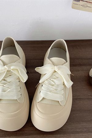 Women's Two-Way Thick-Soled Height-Increasing Canvas Shoes - Spring 2025 Versatile Ugly Cute Big-Head Little White Shoes