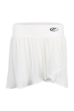 Women's V-Neck Sleeveless Tennis Vest & Skirt Set - Circle Design Sports Fitness Outfit, Perfect for Activewear and Athleisure