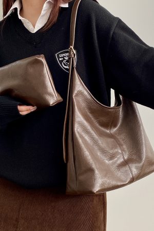 Women's Versatile Large Capacity Tote Bag - Stylish Shoulder Crossbody Bag for Spring & Summer, Perfect for Commuting and Everyday Use