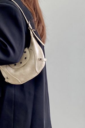 Womenâ€™s Versatile Saddle Bag - Chic Handheld, Shoulder & Crossbody Design for Spring/Summer - Perfect Small Bag for Young Girls
