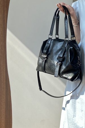 Women's Versatile Shoulder Crossbody Tote Bag - Stylish American Design, Large Capacity for Everyday Use