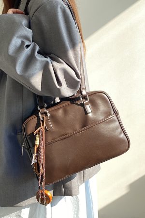 Women's Vintage Multi-Functional Large Capacity Briefcase Shoulder Bag - Korean Style Fashion Backpack for 2025