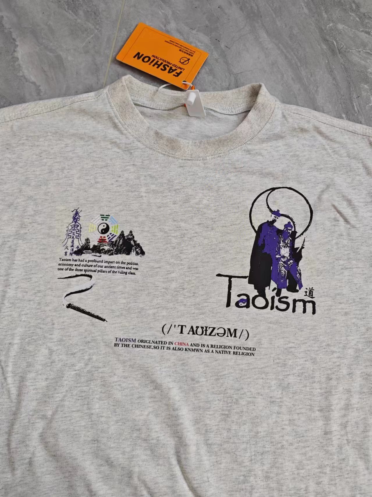 Wudang Mountain Printed Couple Short-Sleeve T-Shirt for Women - Loose Fit, Chinese Style Fashion, Trendy Casual Top Wudang Mountain Printed Couple Short-Sleeve T-Shirt for Women - Loose Fit, Chinese Style Fashion, Trendy Casual Top