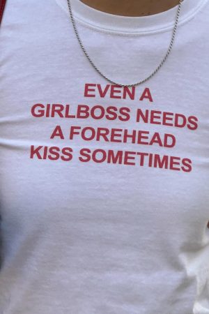 Y2K American Retro White Short Crop Short-Sleeve T-Shirt for Women, Slim Fit Off-Shoulder Trendy Top