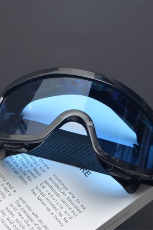 Y2K Oversized Snow Goggles - Windproof, Dustproof Outdoor Mountaineering & Cycling Sunglasses