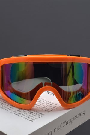 Y2K Oversized Snow Goggles - Windproof, Dustproof Outdoor Mountaineering & Cycling Sunglasses