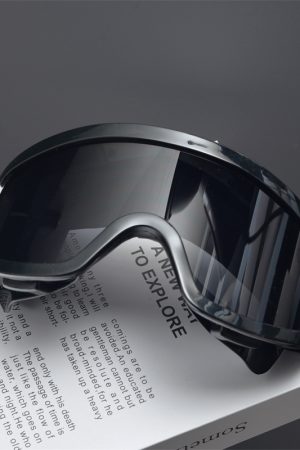 Y2K Oversized Snow Goggles - Windproof, Dustproof Outdoor Mountaineering & Cycling Sunglasses