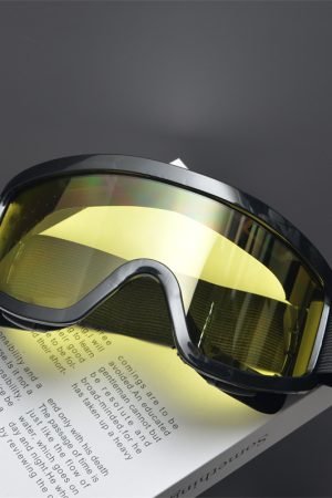Y2K Oversized Snow Goggles - Windproof, Dustproof Outdoor Mountaineering & Cycling Sunglasses