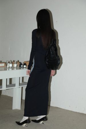 3D Body Print Maxi Dress