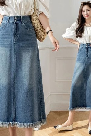 A-Line Midi Skirt