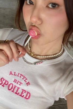 A Little Bit Spoiled Crop Top