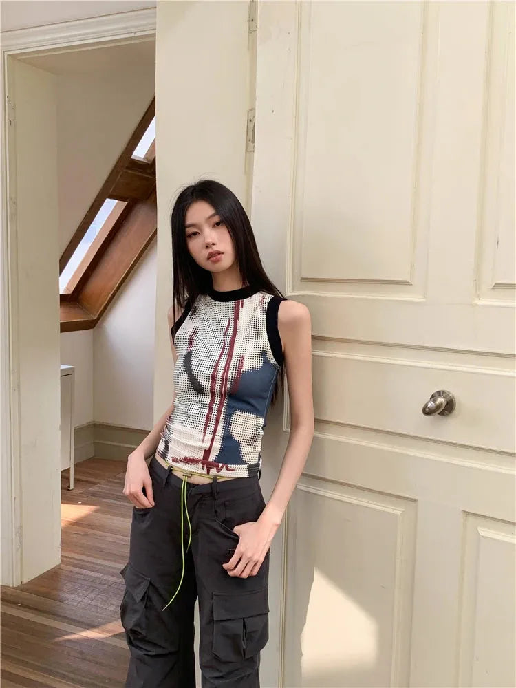 Abstract Printed Tank Top Abstract Printed Tank Top