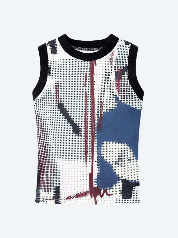 Abstract Printed Tank Top Abstract Printed Tank Top