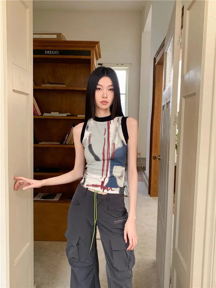 Abstract Printed Tank Top Abstract Printed Tank Top