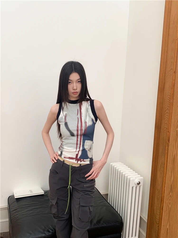 Abstract Printed Tank Top Abstract Printed Tank Top