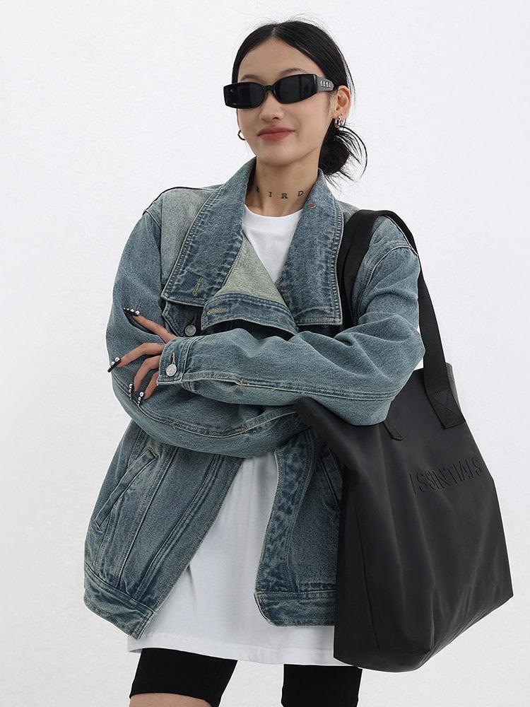Acubi Asymmetrical Denim Jacket Acubi Asymmetrical Denim Jacket
