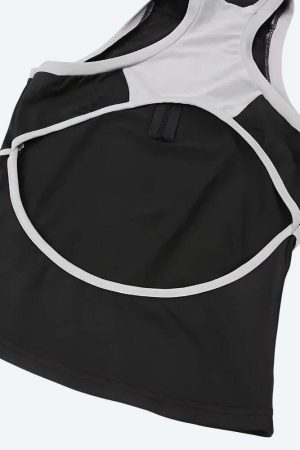 Acubi Open Back Zip-Up Top